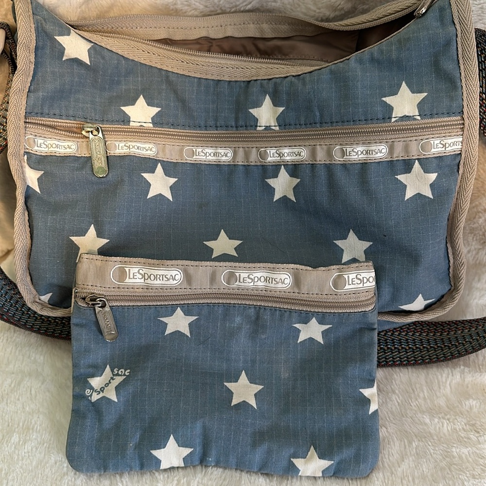 Lesportsac crossbody with pouch